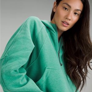 Lululemon Oversized Half- Zip Hoodie Heathered Maldives